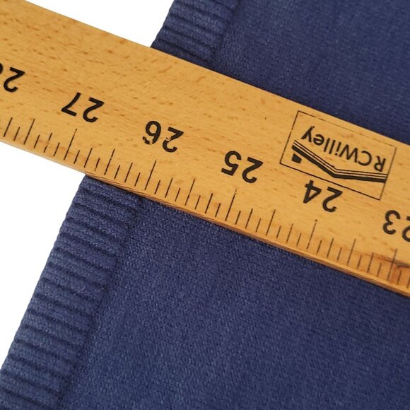 Sleeveless Mock Turtleneck Knit Top In Navy Blue 2X - Picture 10 of 14